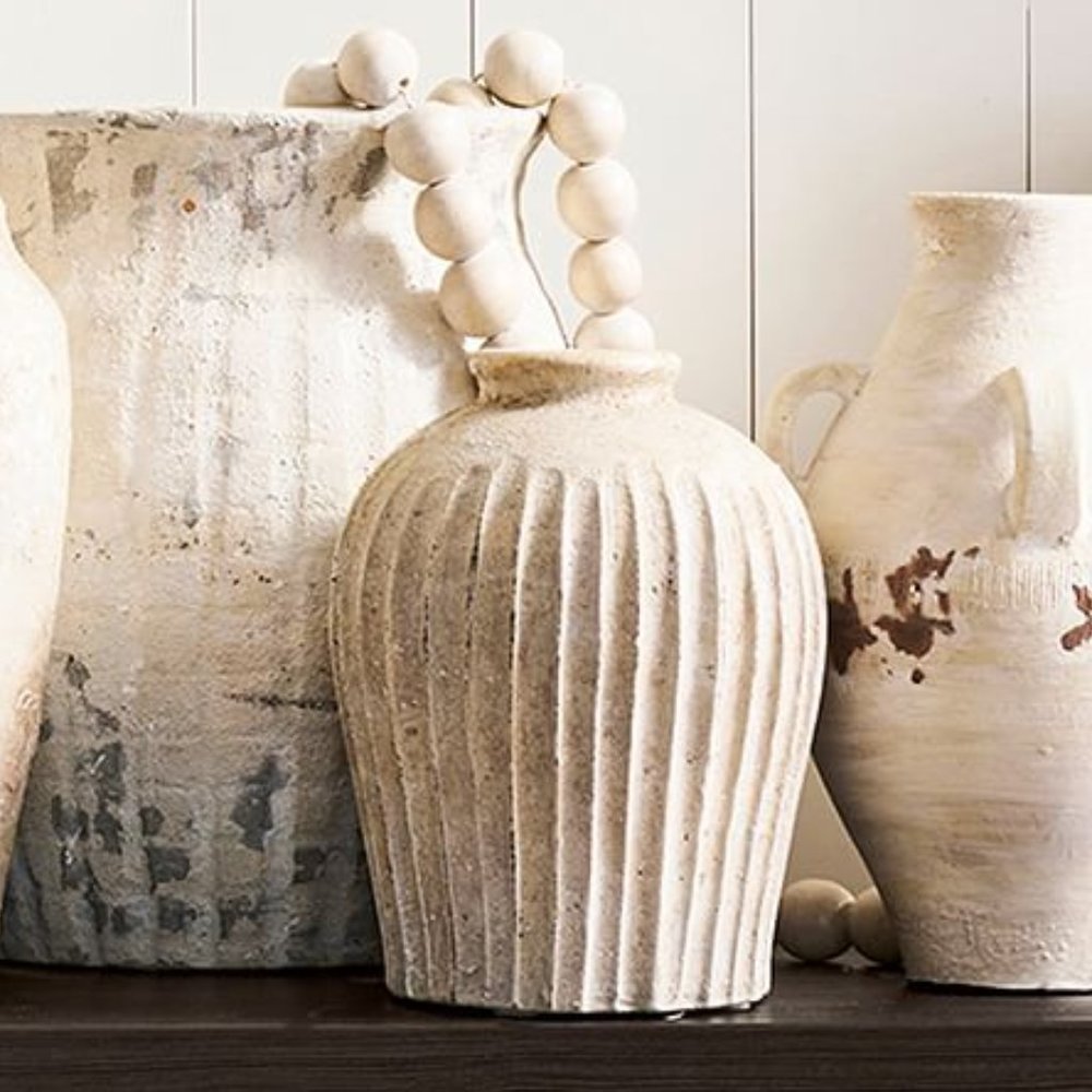 Pottery Barn, Artisan Terracotta Vase